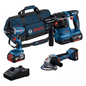 ZESTAW COMBI GSR18V-45 + GWS18V-8 + GBH18V-22 3*4.0AH (1 SZT)