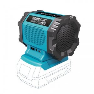 GŁOŚNIK AKUMULATOROWY BLUETOOTH 18V USB SAS (1 SZT)