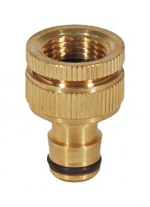 PRZYŁĄCZ Z GWINTEM WEWNĘTRZNYM  MOSIĘŻNY 1/2''-3/4'' (1 SZT)