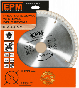PIŁA SPIEKOWA 200MM 60 ZĘBÓW (1 SZT)