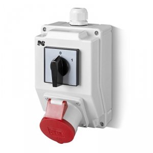 ZESTAW INSTALACYJNY Z GNIAZDEM 16A 5P RS-Z(0-1)CZERW.6271-00 (1 SZT)