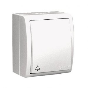 AQUARIUS PRZYCISK DZWONEK IP54 BIAŁY AQD1/11 (1 SZT)