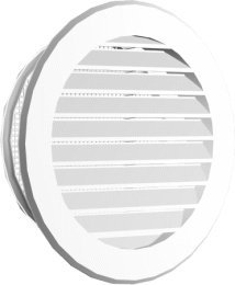 KRATKA OKRAGŁA FI125 160MM BIAŁA (1 SZT)