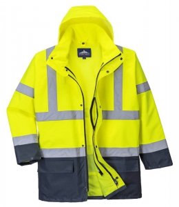 KURTKA OSTRZEGAWCZA OCIEPLANA S766YNR HI-VIS 5W1 XXXL (1 SZT)