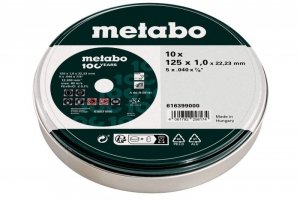 TARCZA TNĄCA INOX 125*1.0*22.23MM 10SZT (1 OP)
