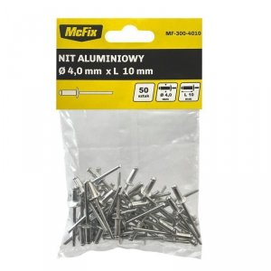 NITY ALUMINIOWE OP-50SZT 4.0*10MM (1 OP)