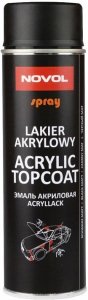 SPRAY ACRYL TOPCOAT CZARNY MAT 500 ML (1 SZT)