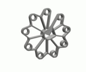 PODKŁADKA PLASTIKOWA PUNKTOWA PADIX 30 6-20 RING (1 SZT)