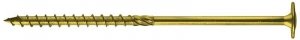 WKRĘT DO DREWNA Z KOŁNIERZEM NA TORX OCYNK ŻÓŁTY 6*300MM T30 (50 SZT)