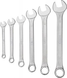KOMPLET KLUCZY PŁASKO-OCZKOWYCH 6-22MM 12 SZTUK (1 KPL)