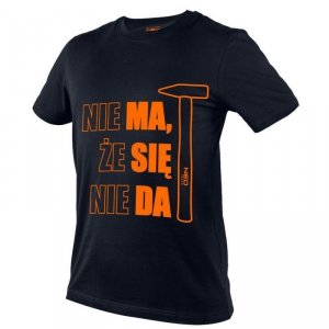 T-SHIRT Z NADRUKIEM MA SIĘ DA ROZMIAR. XXL (1 SZT)