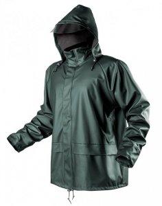 KURTKA PRZECIWDESZCZOWA PVC ROZMIAR XL (1 SZT)