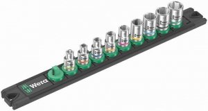 ZESTAW KLUCZY NASADOWYCH ZYKLOP 1/4'', 9CZ LISTWA MAGNETYCZN (1 KPL)
