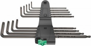 ZESTAW KLUCZY TRZPIENIOWYCH TORX, DŁUGICH, 9CZĘŚĆ (1 KPL)