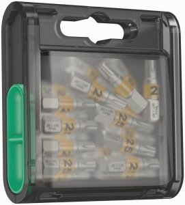 ZESTAW BIT-BOX 20 TX HF, TX 25MM, 20 SZTUK WÜRTH, SPAX (1 KPL)