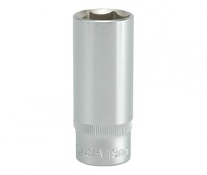 NASADKA DŁUGA 6-KĄTNA CHROMOWANA 3/8'' 19MM (1 SZT)