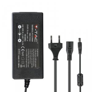 Zasilacz LED V-TAC Desktop 60W 24V 2,5A IP44 Wtyczkowy desktop z przewodami VT-25060