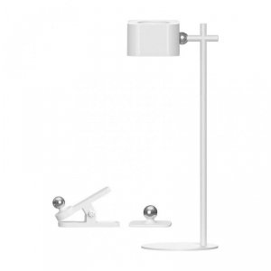 Lampka Biurkowa V-TAC 4w1 35cm Kinkiet Klips Latarka 3W LED CCT Biała VT-10115 3000K-6000K 300lm