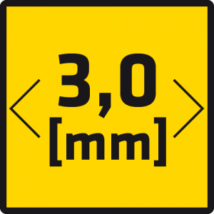 Krzyżyki dystansowe z kółkiem 3,0 mm, 100 szt.
