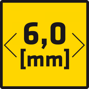 Krzyżyki dystansowe T 6,0 mm, 50 szt.