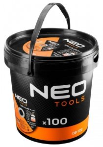 Tarcze tnące do metalu/INOX 125 x 1.0 x 22,2mm, 41 A60-S-BF, 100 szt. wiaderko. Wyprodukowano w PL