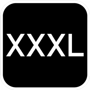 Spodnie ostrzegawcze, czarno-żółte, rozmiar XXXL