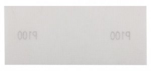 Siatka ścierna biała 115 x 280 mm, P100