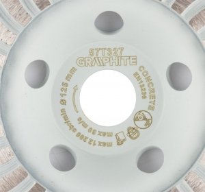 Tarcza diamentowa szlifierska, turbo, 125 x 22.2 mm, na sucho