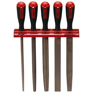 ZESTAW PILNIKÓW DO METALU 250MM Z WIESZAKIEM  5SZT.
