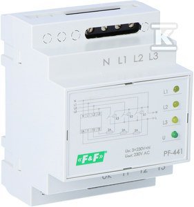 PF-441 AUT.PRZEŁ.FAZ 3X400V 16A 4MOD (SZT)
