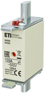 NH000 gG 125A/500V WKŁADKA TOPIKOWA (SZT)