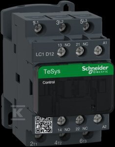 STYCZ.D 3P 12A NZ+NO 230V 50/60HZ AC3 (SZT)