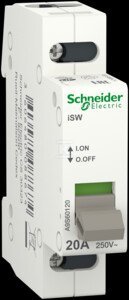 ISW 1P 20A 250VAC-ROZŁĄCZNIK IZOLACYJN (SZT)