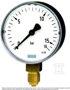 MANOMETR 111.10.100 M20X1,5 0-6BAR TWOR (SZT)