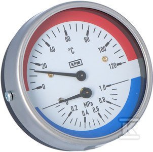 TERMOMANOMETR WP80T R1/2 1,0MPA/120ST.C (SZT)