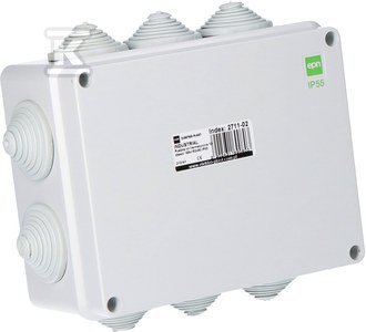 PUSZ.N/T 198X163X80 DŁ.10 IP55 INDUSTR. (SZT)