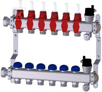 ROZDZIELACZ PREMIUM Z ROTAMETRAMI-11 OB. (SZT)
