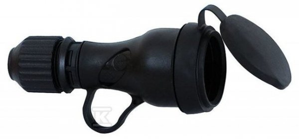 GNIAZDO GUMA Z UCHWYTEM 16A 250V ONNLINE (SZT)