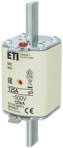 WKŁADKA NH1 GG 125A/500V (SZT)