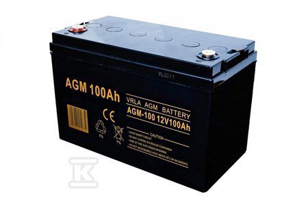 AKUMULATOR AGM 12V 100 AH (SZT)