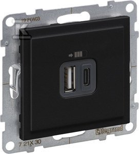 GN.USB A+C CZARNY SUNO (SZT)