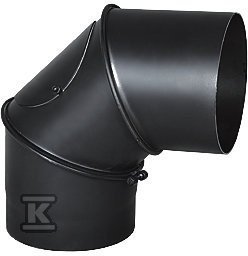 KOLANO 90ST.Z WYCZYSTKĄ DN 200 CZARNE (SZT)