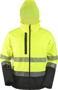 KURTKA SOFTSHELL  HI-VI (FLUO) ŻÓŁTA (SZT)
