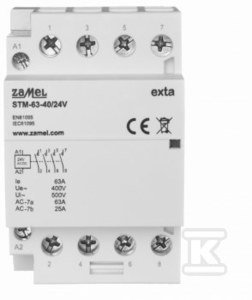 STYCZNIK 63A 4XNO 24V STM-63-40/24V (SZT)