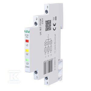 LK-BZ-703K LAMP. 1/3S 3XLED - 3 KOLORY (SZT)