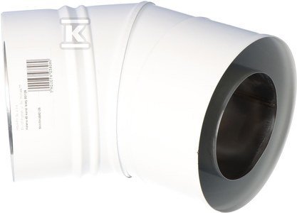 KOLANO 45ST 80/125 KONDENS.BIAŁE (SZT)