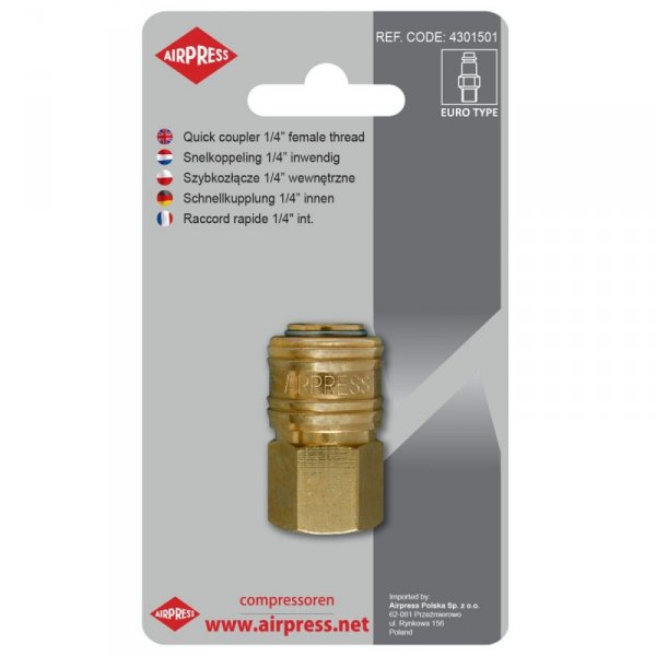 SZYBKOZŁĄCZE Z GWINTEM WEWNĘTRZNYM 1/4&#039;&#039; (1 SZT)