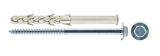 DYBEL RAMOWY ŁEB SZEŚCIOKĄTNY PODKŁADKOWY AC 16/240MM (20 SZT)