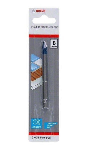 WIERTŁO HEX-9 HARD CERAMIC 8*90MM (1 SZT)