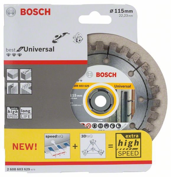 TARCZA DIAMENTOWA UNIVERSAL 115MM (1 SZT)